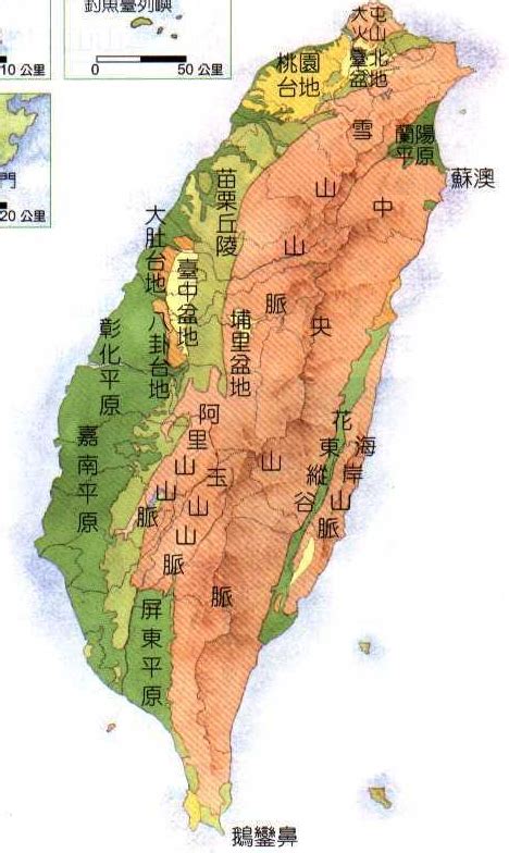 李樹種植 山脈分布圖